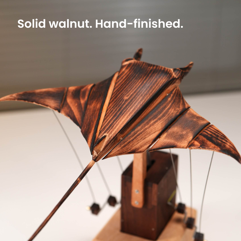 Hydraya Wooden Manta Ray Automaton
