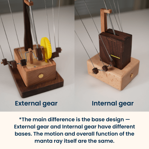 Hydraya Wooden Manta Ray Automaton